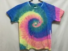 【USAキッズ古着 】colortone タイダイ柄 Tシャツ 140-150