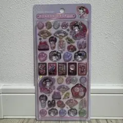 ボンボンドロップシール 和柄 舞妓