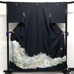 黒留袖　作家もの　京加賀友禅　茶屋辻　着物　050k
