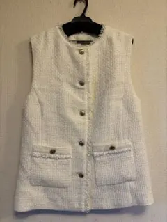 未使用　グリーンレーベルリラクシング　ツイードベスト