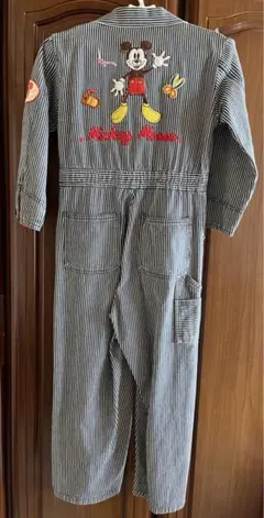 ディズニーリゾート　ミッキー　子供服　デニムつなぎ　激レア商品