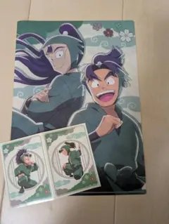 忍たま乱太郎 セガラッキーくじ クリアファイル＆ステッカーセット　六年い組