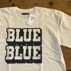 ★訳あり★新品未使用 ブルーブルー ロゴボンディングTシャツLサイズ ホワイトのサムネイル
