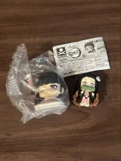 【新品美品】鬼滅の刃 禰豆子 栗花落カナヲ カプセルトイ フィギュア 2点セット