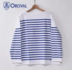 新品未使用　ORCIVAL ストライプ長袖カットソー　サイズ4