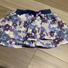 ディズニープリンセス 花柄フリルスカート 95cm以下
