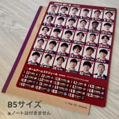 【2024年】いわきFC 選手名鑑 下敷き（B5）