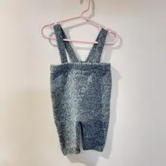 プティマイン ニットパンツ 70cm ニット生地 男女兼用 おしゃれ サスペンダ