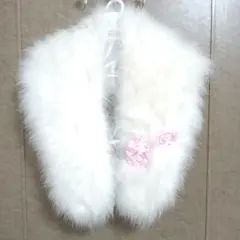 羽毛　着物ショール　ホワイトファー　美品　成人式