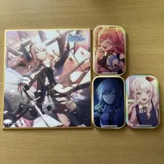 プロセカ　缶バッジ　色紙　4点セット 日野森志歩　暁山瑞希　桃井愛莉