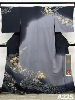 訪問着 金駒 金彩 桐 紋意匠 正絹 A203 - メルカリ