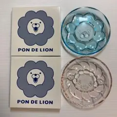 【未使用品】ミスド ポンデライオン フレンチウーラー ガラス小皿
