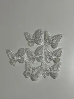 蝶の形ヘアピン 8個セット