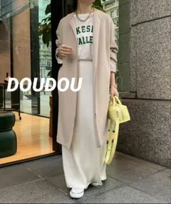【新品タグ付】DOUDOU ドゥドゥ ノーカラーダンボールコート