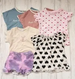 女の子　Tシャツまとめ売り　110サイズ