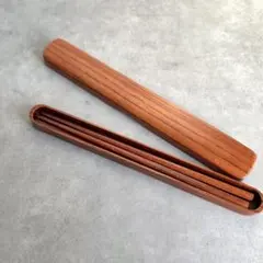 【累計1000本販売・新品・未使用・美品】天然木製箸・箸箱セット 漆塗り