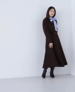 ナチュラルビューティーベーシック ダブルフェイスニットセットアップps