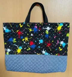 スプラッシュ☆ペイント柄】お道具袋 レッスンバッグ小さめ - メルカリ