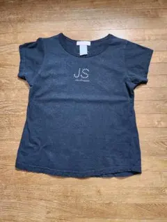 ジルスチュアートJILL STUART 　ビーズ使用プリントTシャツ　黒　M位のサムネイル