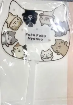 Fuku Fuku Nyanko プラスチック素材　うちわ