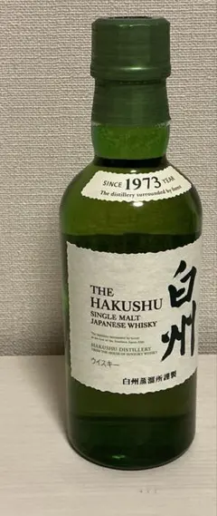 サントリーシングルモルトウイスキー 白州 180ml瓶のサムネイル