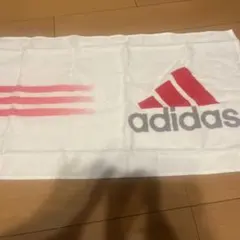 adidas アディダス フェイスタオル ホワイト ピンクのサムネイル