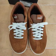 PUMA ブラウン スウェード スニーカー