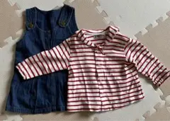 ベビー　スカート・長袖セット　80