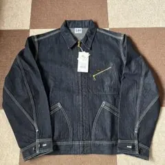 新品 Lee 91B デニムジップアップブルゾン ジャケットインディゴブルーXL