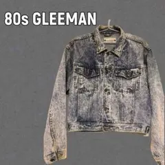 【希少80s90s】GLEEMAN ケミカルウォッシュ デニムジャケット 短丈