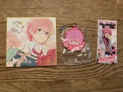 【値下げ交渉可】すとぷりさとみくん3点（色紙、ステッカー、ラバーキーホルダー）