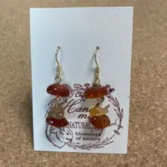 天然石　ピアス