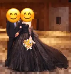 YNS wedding ブラックドレス　カラードレス　ウエディング　結婚式