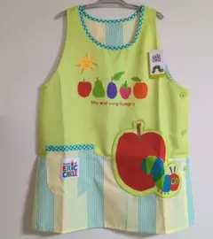 未使用☆はらぺこあおむし　りんごポケット　エプロン