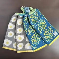 1重4枚　タオルエプロン　おりこうタオル　お食事エプロン　綿100%