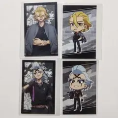 Dr.STONE　ゼノ　スタンリー　WALLMA　イラストカード　4枚セット