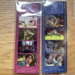 トイストーリー 30周年記念一番くじ 購入特典フィルム風ブックマーク 2枚セット