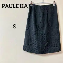 PAULE KA ポールカ 総柄 タイトスカート ブラック 36 フランス製のサムネイル