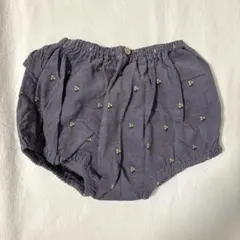 tete a tete 紫色 小花柄 ブルマ　70〜80size