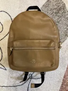 COACH リュック F30550 チャーリー ミディアム キャメル 美品