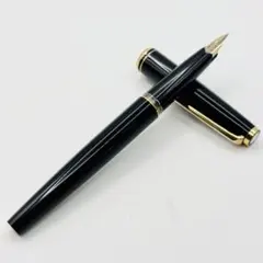 希少 プラチナ 万年筆 18K WG ストライプ 細字 ヴィンテージ シルバー