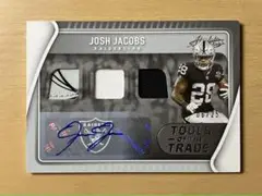 25枚限定 NFL RB JOSH JACOBS TRIPLE RELIC SP