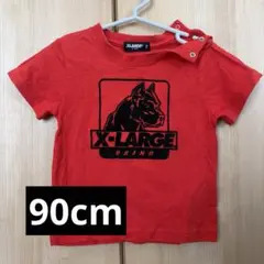XLARGE Kids Tシャツ レッド 起毛のサムネイル
