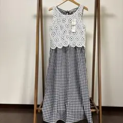 SHEENA DEL RAY ノースリーブワンピース Mサイズのサムネイル