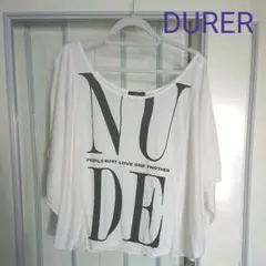DURER デュレル ビックシルエット ユル Tシャツ フリーサイズ レディースのサムネイル