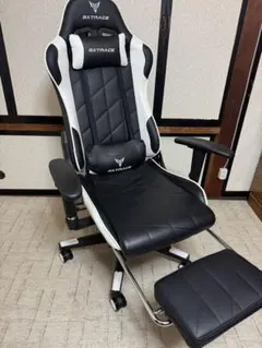 GXTRACE ゲーミングチェア ブラック/ホワイト
