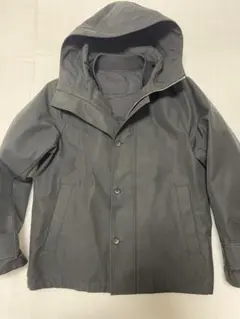 【超美品】CK CalvinKlein 3wayフード付ナイロンジャケット