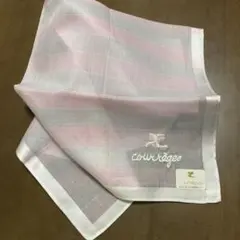 【新品】クレージュの綿ローンのハンカチ