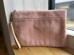 最終値下げ☆Francfrancフランフラン ピンク ボア クラッチバッグ