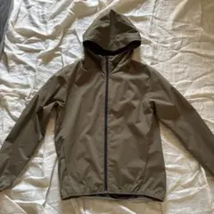 GU フード付きジャケット パーカー　カーキ　Sサイズ　レディース　キッズ